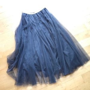 Blue/gray tutu skirt